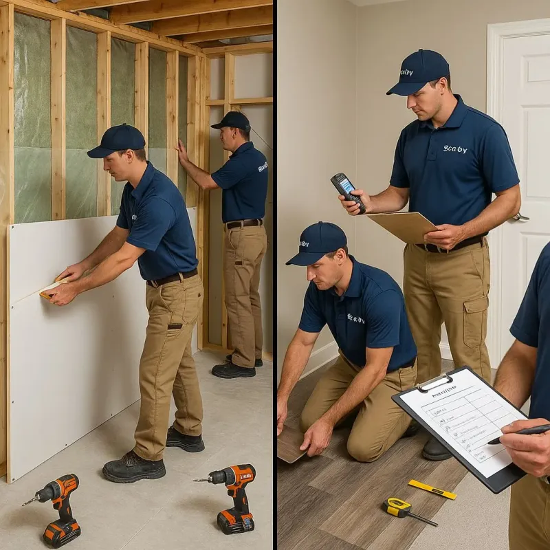 Repairs and Reconstruction process in Jonesborough, TN